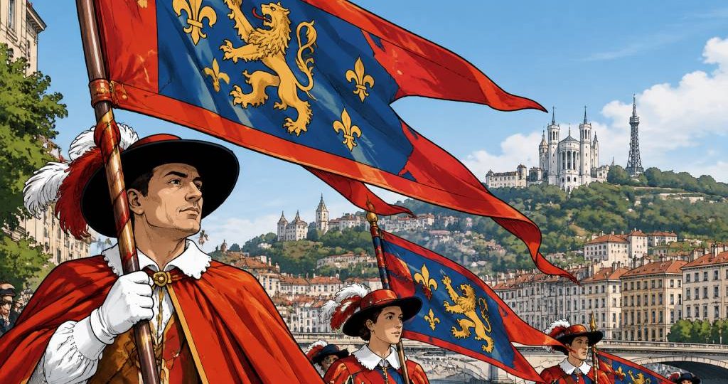 Les pennons de Lyon : histoire et traditions d’un symbole emblématique