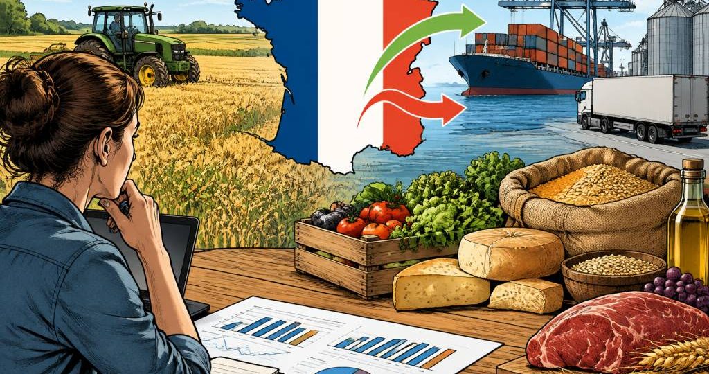 Balance commerciale agricole française : état des lieux et enjeux pour la France